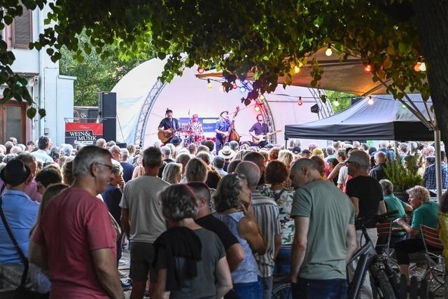 Drei Tage lang "Wein und Musik" in Staufen