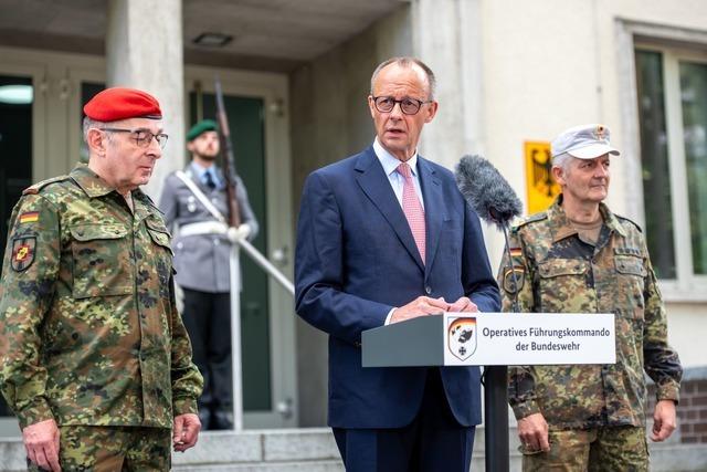 Merz: Sicherheit nicht als gegeben hinnehmen