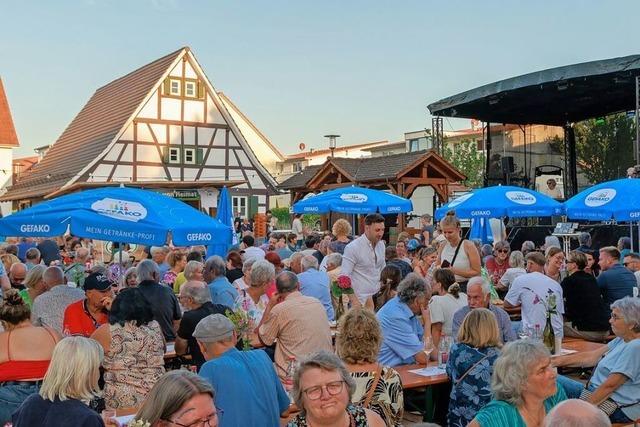 Ein Fest der Denzlinger Winzer und Vereine