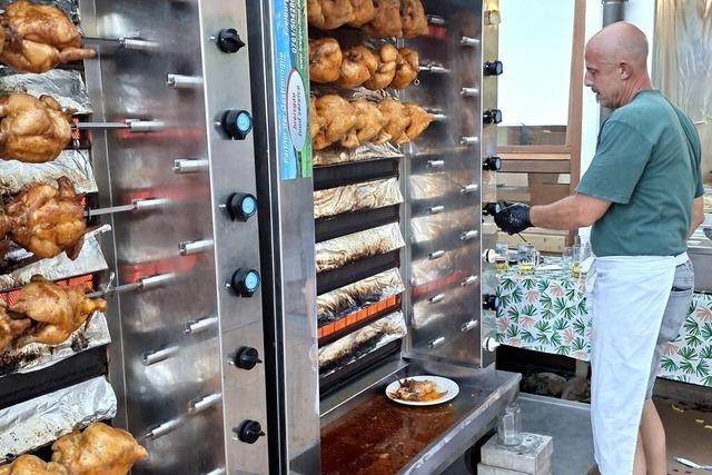 350 Gggel und Musik locken zahlreiche Gste zum Fest in Wieslet