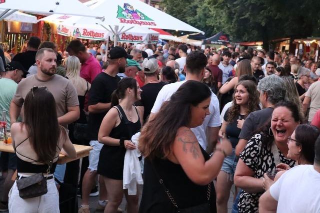 Beim Stdtlifest Schopfheim geht es dieses Jahr hei her