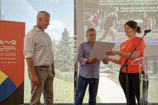 EU frdert Sportprojekt Sport‘Rhena mit einer Million Euro fr Sportsttten in Breisach und Biesheim