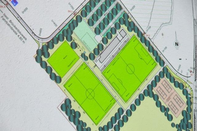 Vogtsburg-Burkheim treibt Neubau des Sportareals an der Landesstrae 104 voran