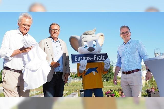Mit dem Europa-Platz feiert sich auch der Park