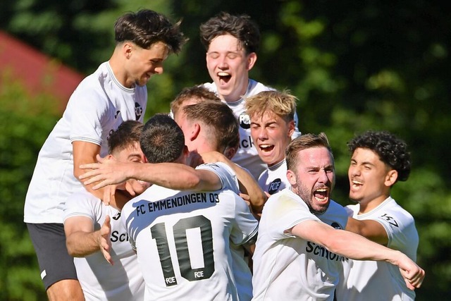 &#8222;Landesliga, wir kommen&#8220;: ...kehr  in den berbezirklichen Fuball.  | Foto: Achim Keller