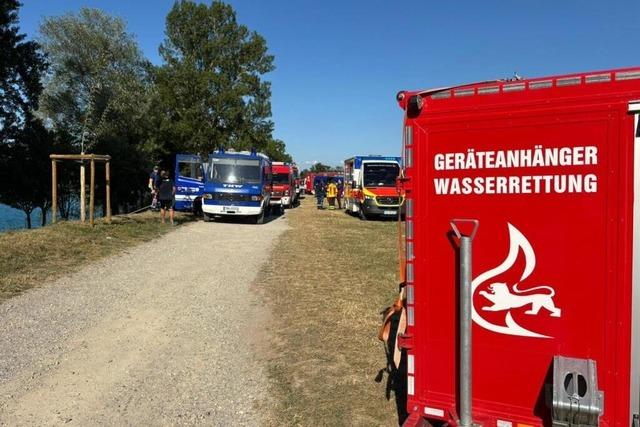 Junge Frau stirbt bei Badeunfall in Wyhler Baggersee