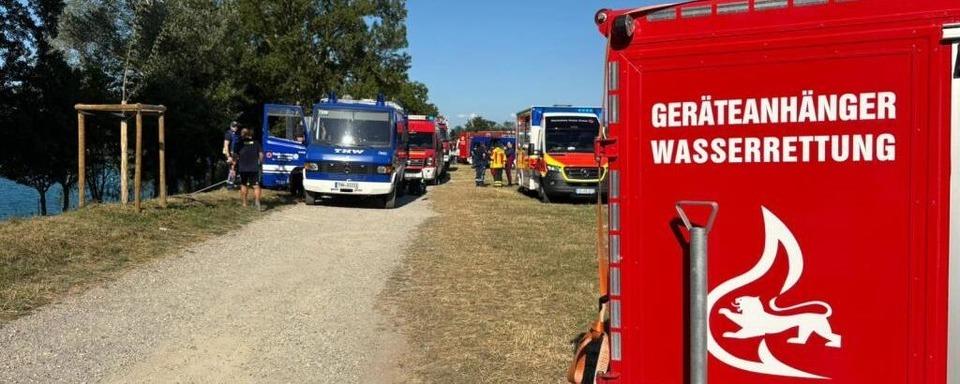 Junge Frau stirbt bei Badeunfall in Wyhler Baggersee