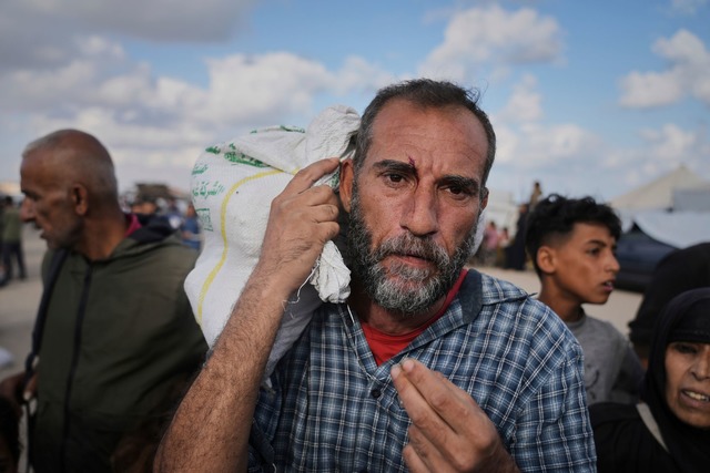 Die Gaza Humanitarian Foundation verte...r Lebensmittelverteilung. (Archivfoto)  | Foto: Abdel Kareem Hana/AP/dpa