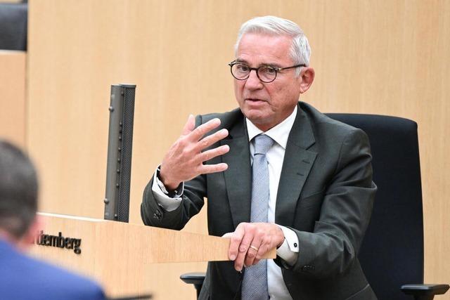 Landesinnenminister Strobl muss wieder vor den Polizeiausschuss - und verweist auf Erinnerungslcken