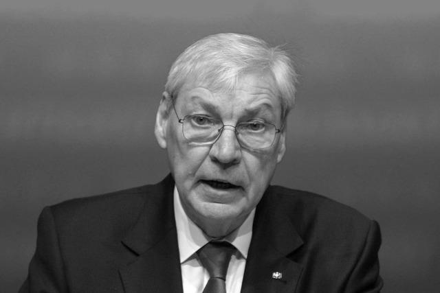 Langjähriger DGB-Chef Michael Sommer gestorben
