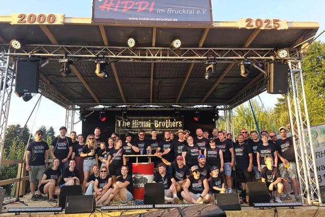 So hat der Verein Hiddi im Brucktal aus Mnchweier seinen 25. Geburtstag gefeiert