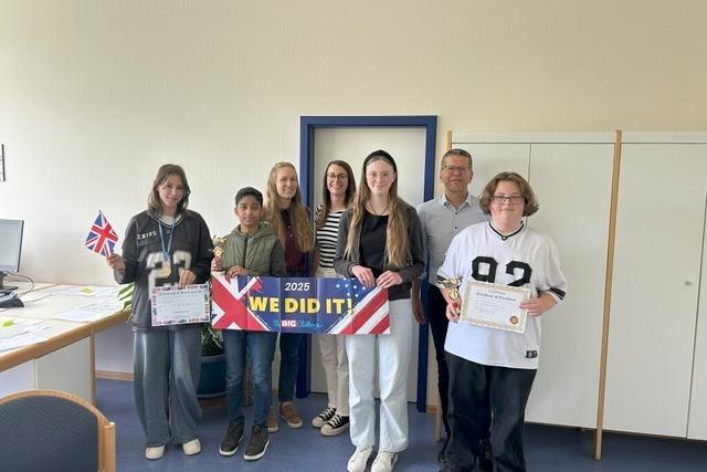 Breisacher Schler feiern Erfolge beim Englisch-Wettbewerb The Big Challenge