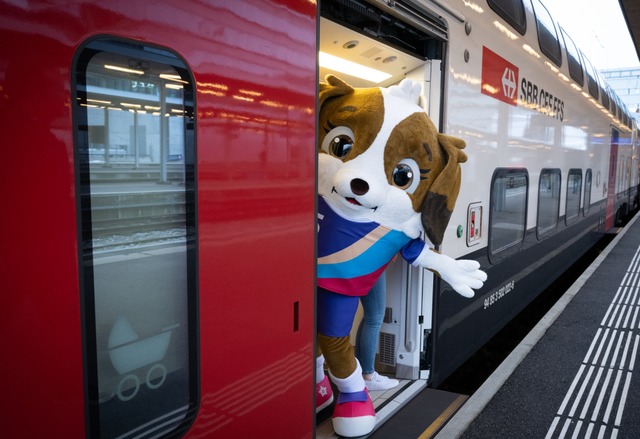 Maddli ist das Maskottchen der UEFA Women&#8217;s Euro 2025.  | Foto: Kristian Skeie