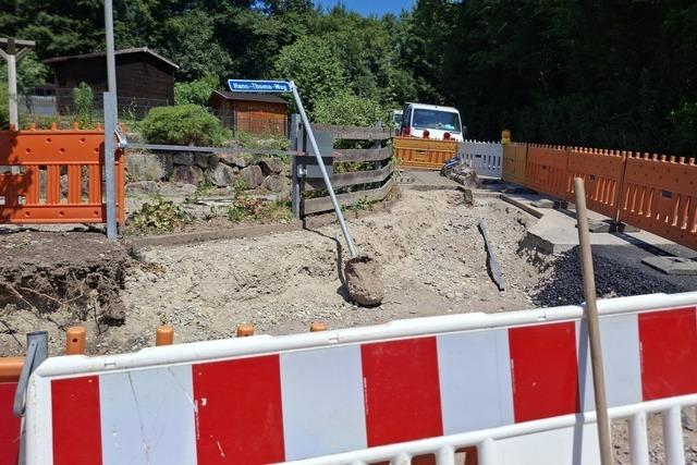Sanierung des Laufenburger Hans-Thoma-Wegs im Endspurt