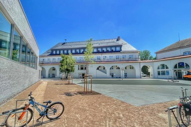 Die sanierte Fridolinschule in Lrrach ist eingeweiht
