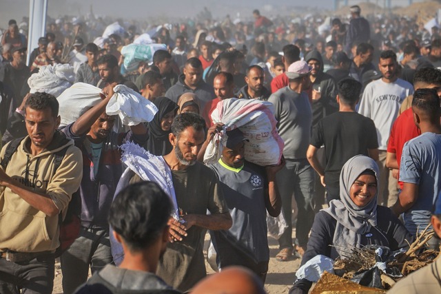 Die humanit&auml;re Lage im Gazastreifen ist weiter prek&auml;r. (Archivbild)  | Foto: Mariam Dagga/AP/dpa