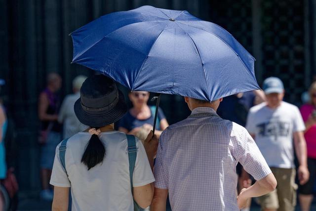 Hitze-Warnung fr Baden-Wrttemberg verlngert -  Verschnaufpause am Freitag