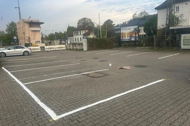 Beim Parkplatz Hebelstrae in Schopfheim darf weiterhin acht Stunden gratis geparkt werden