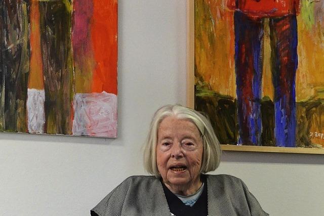 Ausstellung von Irmgard Zepfs Bildern im Rathaus Breitnau