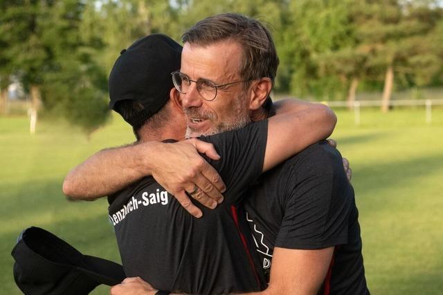 Patrick Zepf, Trainer der SG Lenzkirch-Saig: "Geduscht wird nicht!"