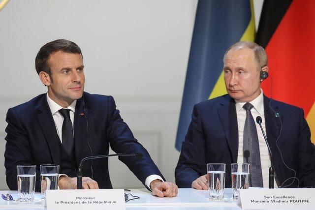 Newsblog: Macron und Putin: Erstes Telefonat seit mehr als zwei Jahren