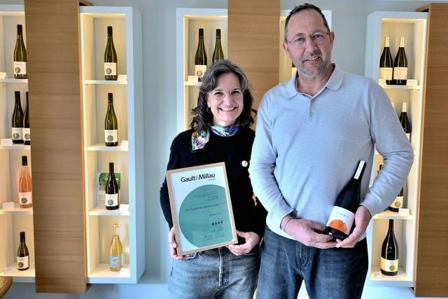 Weingut Frey aus Denzlingen bekommt mit Kalkgrube Sptburgunder vier Trauben im Gault Millau