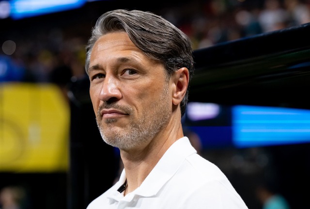Niko Kovac ist stolz auf sein Team.  | Foto: Sven Hoppe/dpa