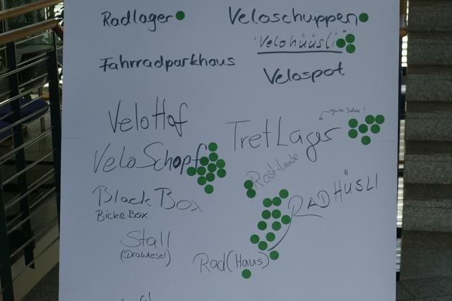 Namen fr den Veloschopf gesucht: In Efringen-Kirchen tritt das Tretlager gegen das Radhsli an
