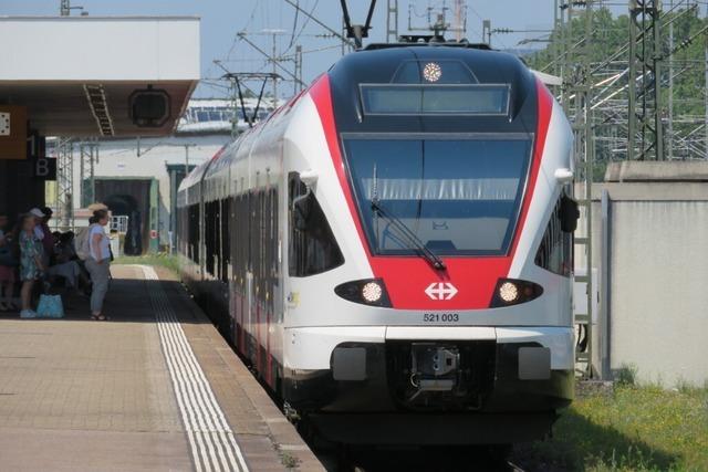 Bei den S-Bahnen im Kreis Lrrach gibt es aufgrund von Baustellen Fahrplannderungen