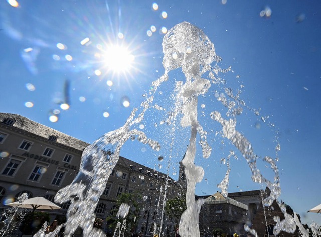 Nach vorlufigen Angaben des DWD wurde...este Tag in diesem Jahr im Sdwesten.  | Foto: dpa