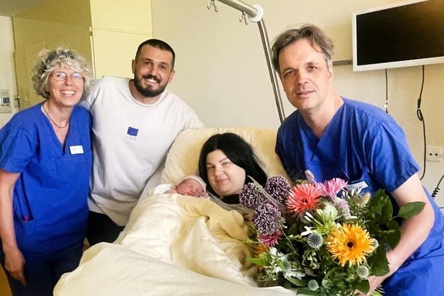 Aras ist die 1000. Geburt im Lrracher St. Elisabethen-Krankenhaus in diesem Jahr