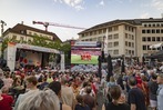 Fotos: Die Fans feiern den Auftakt zur Frauen-EM in Basel