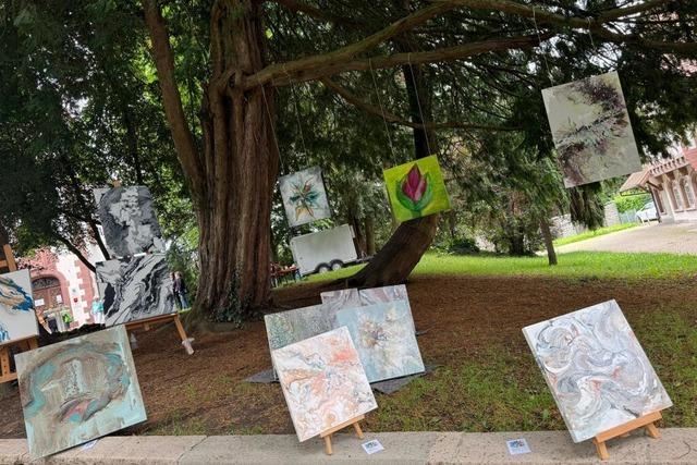 Besucher erleben Kunst und Kreativitt an drei Orten in Brombach
