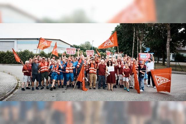 Erneuter Warnstreik bei der Mewa in Meienheim