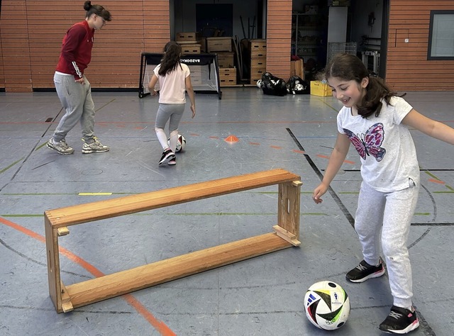 An verschiedenen Stationen knnen Mdc...nmobil  an ihrer Schule zu Besuch ist.  | Foto: privat