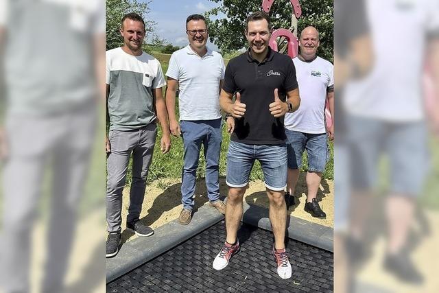 Ein Bodentrampolin fr Oberhof