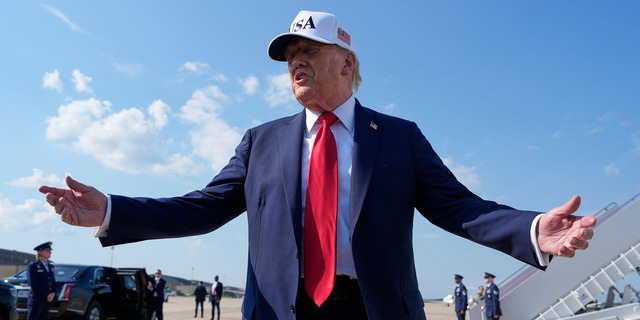 US-Pr&auml;sident Trump glaubt an die Gespr&auml;chsbereitschaft des Irans.  | Foto: Alex Brandon/AP/dpa