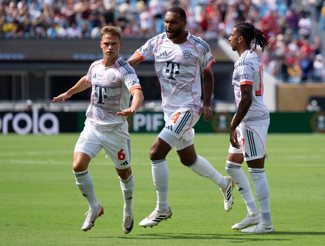 Joshua Kimmich und Jonathan Tah machen ihre USA-Erfahrungen.  | Foto: Sven Hoppe/dpa