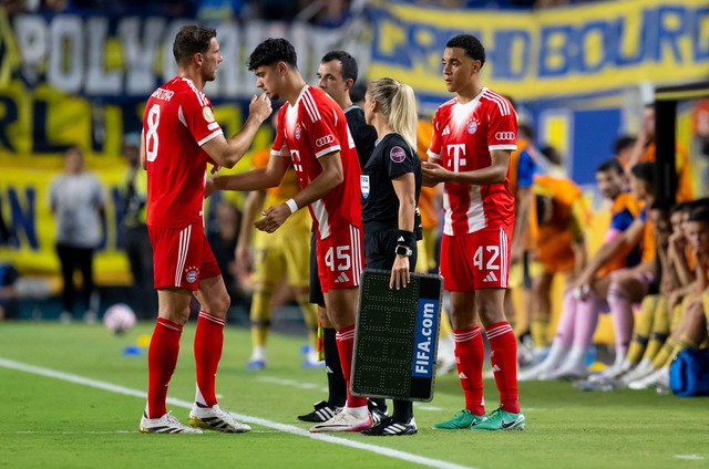 Das Bayern-Trio will in einem Jahr wieder in den USA erfolgreich sein.  | Foto: Sven Hoppe/dpa