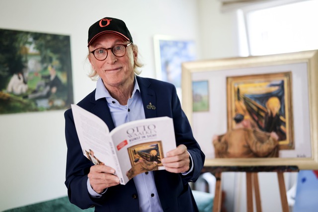 Otto Waalkes hat viele Talente. Er schreibt auch B&uuml;cher. (Archivbild)  | Foto: Christian Charisius/dpa