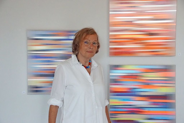 Christiane Grimm stellt in der Galerie Messmer aus. | Foto: Ilona Hüge Christiane Grimm stellt in der Galerie Messmer aus. | Foto: Ilona Hüge