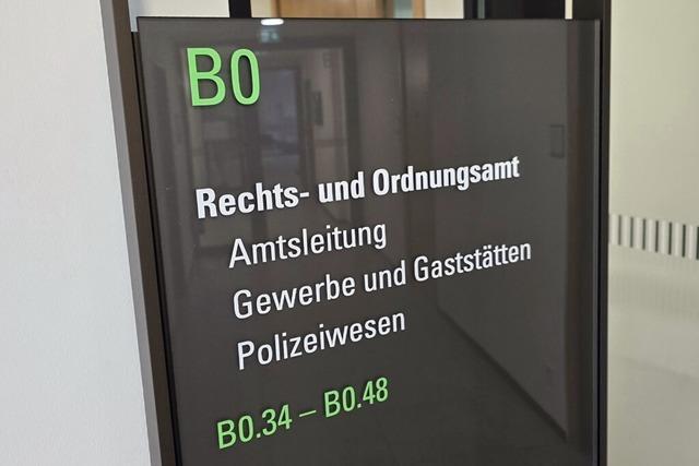 Fr effizientes Arbeiten ohne Unterbrechung bleibt die Polizeiabteilung im Rathaus Weil auch mal zu