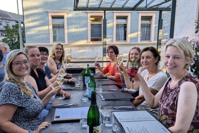 Freundeskreis der Lrracher Stadtbibliothek feier Sommerfest