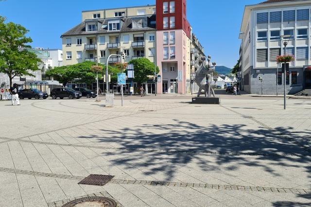 Der Friedrichplatz in Rheinfelden muss dauerhaft grner werden