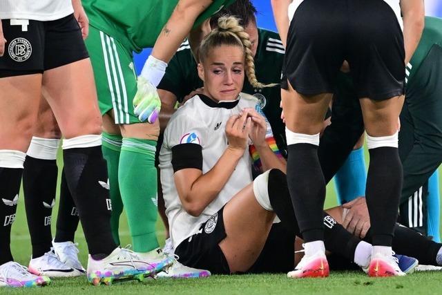 Deutscher EM-Sieg ber Polen steht im Schatten der  Verletzung von Giulia Gwinn