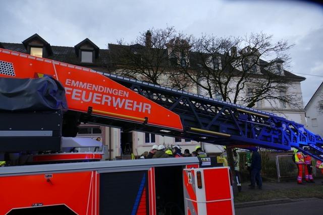 Emmendingen: Zwei Verletzte bei Brand in einem Acht-Familien-Haus