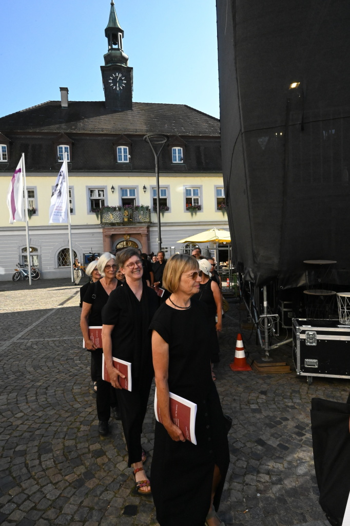 Die Sängerinnen kommen. Die Sängerinnen kommen.