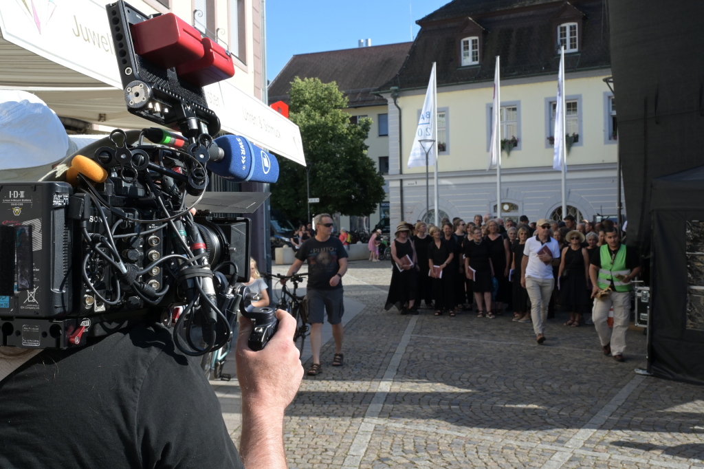 Auch das Fernsehen war dabei Auch das Fernsehen war dabei