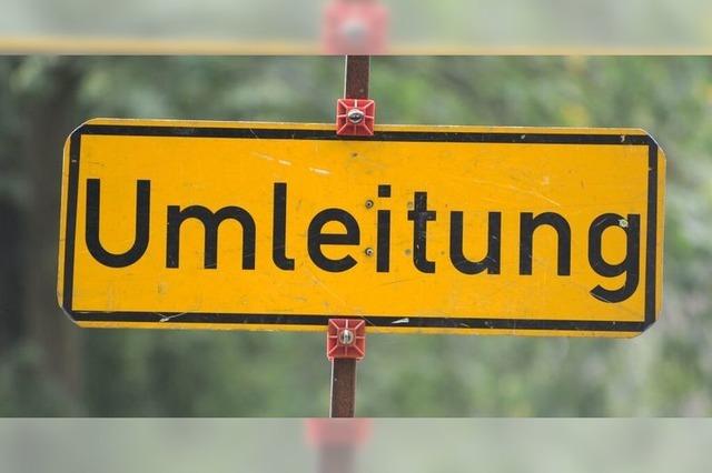 Landesstrae zwischen Wies und Kanderstrae bei Marzell in den Sommerferien gesperrt