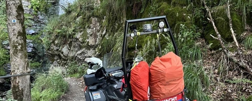 Unfall am Todtnauer Wasserfall: Bergwacht rettet verletzten Mann